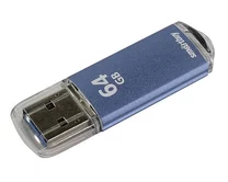 USB Flash 3.0 SmartBuy V-Cut 64GB синий