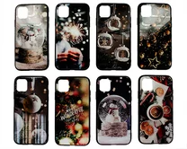 Чехол iPhone 11 Glass New Year в ассортименте