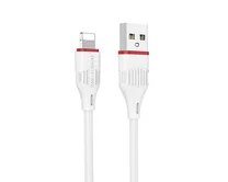 Кабель Borofone BX17 Lightning - USB белый, 1м