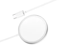 Беспроводное ЗУ MagSafe Hoco CW30 Pro charger серебро