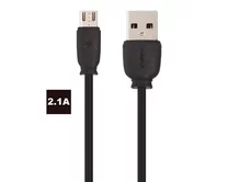 Кабель Remax RC-134m microUSB - USB черный, 1м