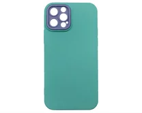 Чехол iPhone 12 Pro BICOLOR (голубой)