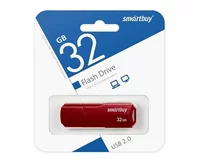 USB Flash SmartBuy CLUE 32GB (бордовый)