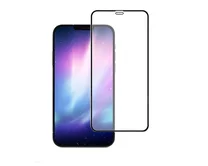 Защитное стекло iPhone 12/12 Pro 3D (тех упак) черное