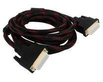 Кабель DVI(папа)-DVI(папа) 3м, черный