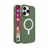 Чехол iPhone 12/12 Pro Matte Case MagSafe (зеленый)