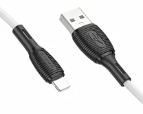 Кабель Borofone BX86 Lightning - USB белый, 1м