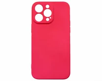 Чехол iPhone 14 Pro Max Colorful (ярко-розовый)