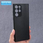 Чехол Samsung S22 Ultra Carbon (черный)