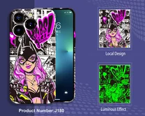 Чехол iPhone 14 Pro Max LUXO Girl (J180)