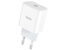 СЗУ-1USB-C Hoco C76A Plus, PD,20W, белый