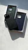 Чехол iPhone 14 Pro Max Classic Leather (темно-зеленый)