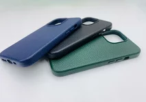 Чехол iPhone 13 Pro Classic Leather (черный)